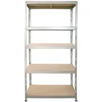 Kovový regál pozinkovaný Stabil II 180x90x45cm – 250 kg/5 polic