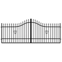 BRÁNA DVOUKŘÍDLÁ TOPAZ 130-160 X 400 CM