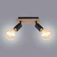 Svítidlo 54008-2H Černá a hnědá LS2