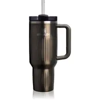 Stanley Quencher H2.O FlowState™ Fluted Tumbler nerezový tumbler s brčkem velký Gunmetal Shine 1180 ml