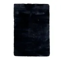 Koberec Shaggy  Rabbit Fur 0,6/0,9 black