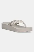 Žabky Tommy Hilfiger TH WEDGE CORNROW BEACH SANDAL