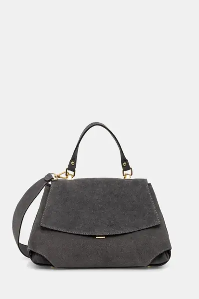 Semišová kabelka Answear.LAB šedá barva