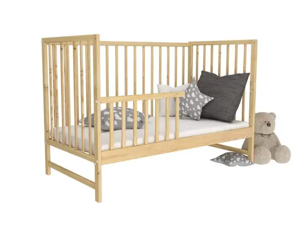 Drevená postieľka/pohovka+ zábrana magdaléna borovica