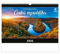Panorama Česká republika 2026 - nástěnný kalendář