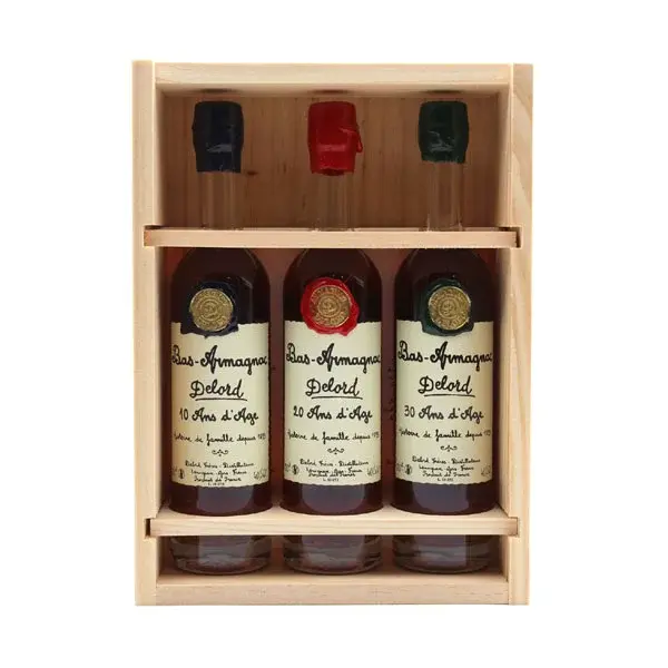 Armagnac-Delord 10 20 30 Ans 3 x 0,2 l (set)