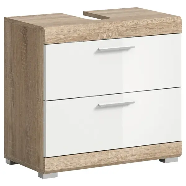 MID.YOU SKŘÍŇKA POD UMYVADLO, vysoce lesklá bílá, 60/56/34 cm