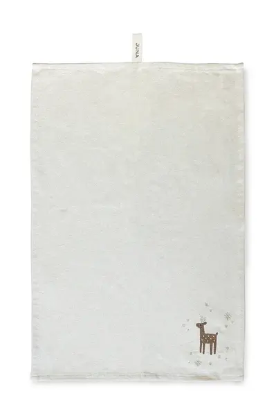 Vánoční kuchyňská utěrka Juna Christmas Fable 50 x 70 cm béžová barva