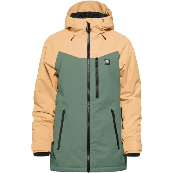 Horsefeathers LARK Dámská lyžařská/snowboardová bunda, zelená, velikost