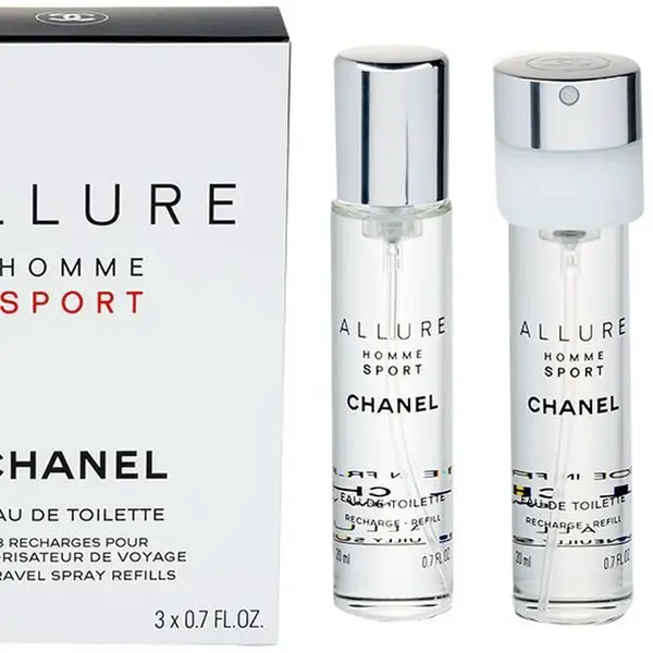 Chanel Allure Homme Sport - EDT náplň (3 x 20 ml) 60 ml