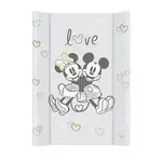 CEBA BABY Podložka přebalovací s pevnou deskou COMFORT (50x70) Disney Minnie & Mickey Grey