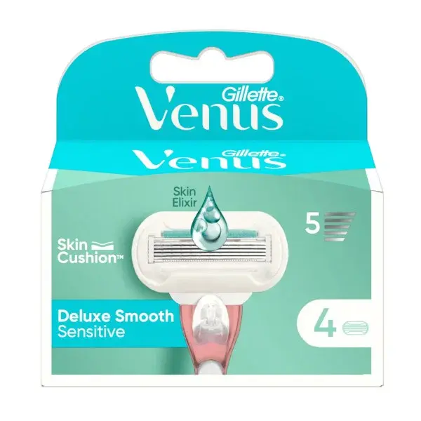 Gillette Náhradní hlavice Venus Extra Smooth Sensitive 4 ks