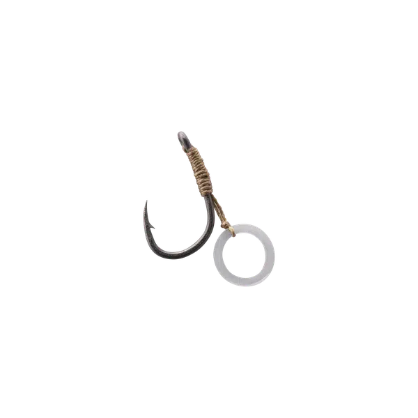 Korum háček s gumičkou banded hook hairs barbed - velikost 14