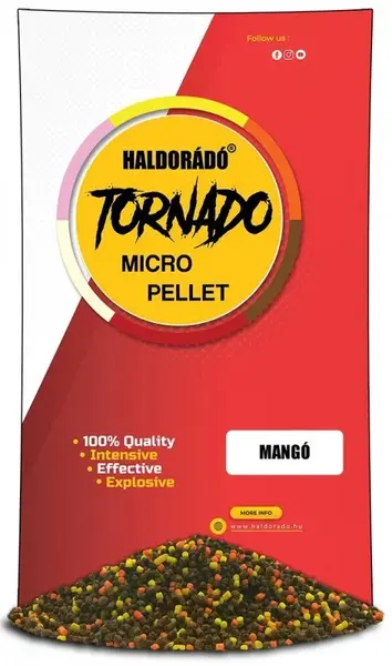 Haldorádó pelety tornado micro pellets 400 g 2 mm - mango