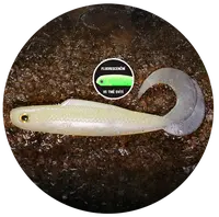 Redbass gumová nástraha twister kixter lemon uv glow - l 100 mm