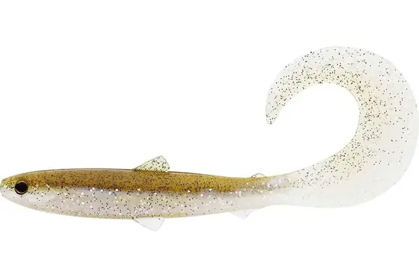 Westin gumová nástraha bullteez curltail pearl sand - 8 cm 3 g 3 ks