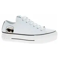 Dámská obuv Karl Lagerfeld KL60410N 911 White Canvas 38