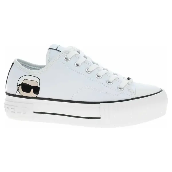 Dámská obuv Karl Lagerfeld KL60410N 911 White Canvas 38
