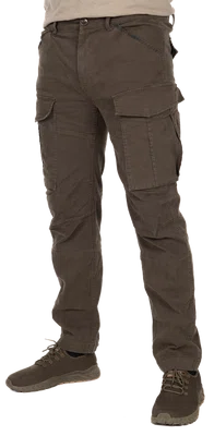 Fox kalhoty khaki hd combat trousers - l