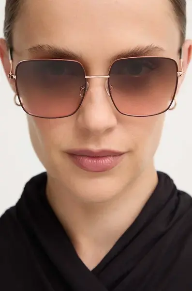 Sluneční brýle Answear.LAB dámské, hnědá barva