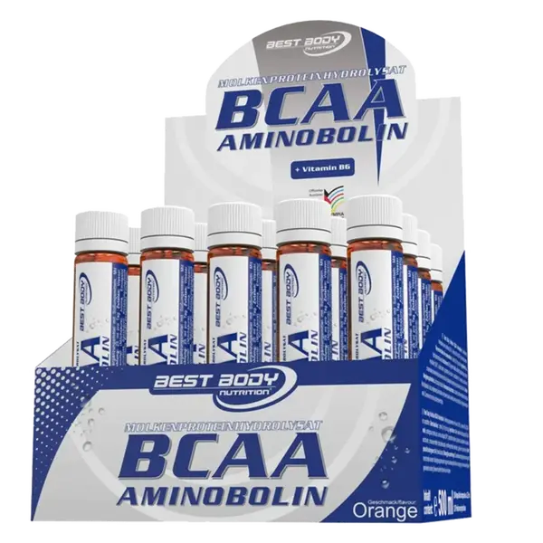 Best Body BCAA aminobolin 20 x 25ml - pomeranč