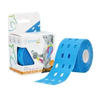 BronVit Sport Kinesio Tape děrovaný 5 cm x 5 m tejpovací páska modrá