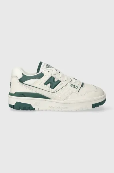 Kožené tenisky New Balance BBW550BI šedá barva, BBW550BI