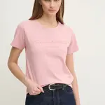 Bavlněné tričko Pepe Jeans LORETTA růžová barva, PL505994