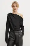 Halenka A.L.C. dámská, černá barva, hladká, 5TOPS01789