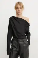 Halenka A.L.C. dámská, černá barva, hladká, 5TOPS01789