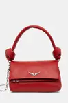 Kožená kabelka ZADIG&VOLTAIRE červená barva, LWBA02427