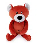 balibazoo Dětská plyšová hračka/mazlíček Medvídek 19 cm, cihlový