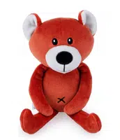 balibazoo Dětská plyšová hračka/mazlíček Medvídek 19 cm, cihlový