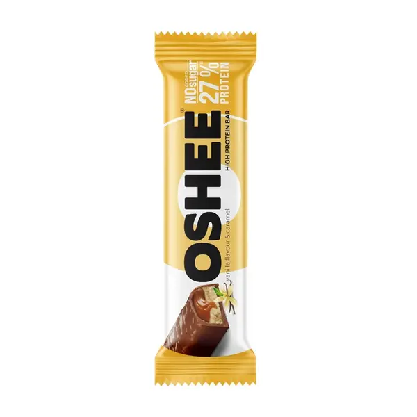 OSHEE Proteinová tyčinka Vanilka & Karamel 49 g