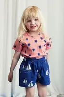 Dětské bavlněné tričko Mini Rodini Outlined hearts