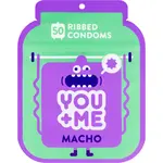 You Me You Me MACHO - vroubkované kondomy (50 ks)