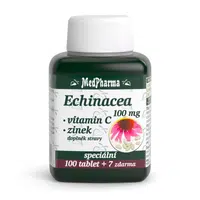MedPharma Echinacea 100 mg + vitamin C + zinek 107 tablet