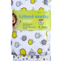 T-tomi Látkové osušky sada 2 ks šedí ježci