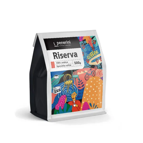 Penerini Riserva 100% arabika zrnková káva 500 g