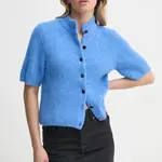 Vlněný svetr Gestuz fialová barva, 10910034