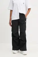 Kalhoty adidas Originals Essential dámské, černá barva, hladké, JD0785