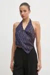 Top Pepe Jeans ANNIE tmavomodrá barva, PL304965