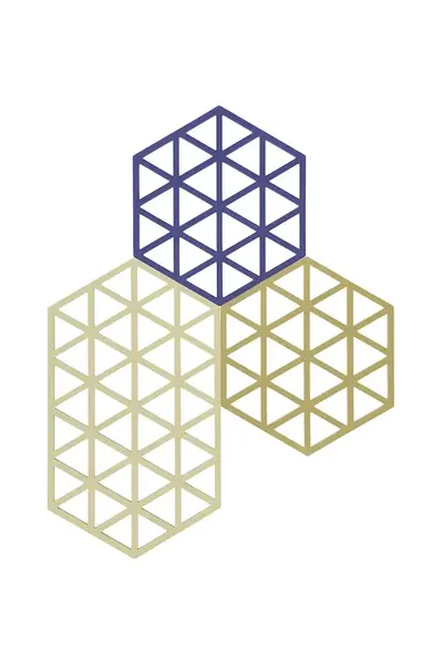 Podložka na horké nádobí Zone Denmark Triangles 3-pack