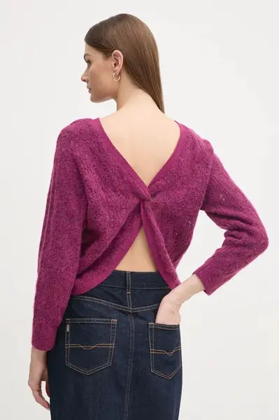Svetr Pepe Jeans NOVA dámský, růžová barva, lehký, PL702239