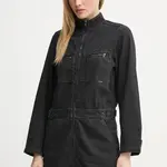 Džínové šaty G-Star černá barva, mini, D25363-D540