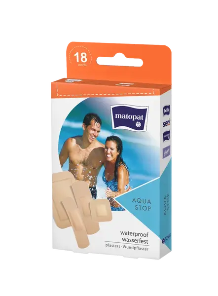 Matopat Aqua stop 4 velikosti náplasti 18 ks