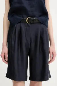 Šortky s příměsí lnu La Petite Française SAVOUREUX