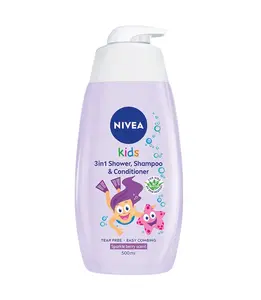 Nivea Kid's Berry sprchový gel, šampon a kondicionér 500 ml