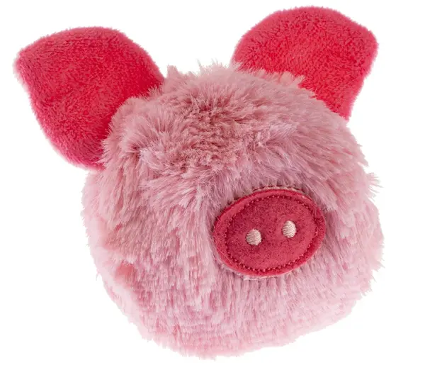 GimCat hračka pro kočky - plyšové zvířecí hlavy Prase