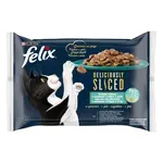 Felix Deliciously Sliced výber rýb v aspiku 12 x (4 x 80 g)